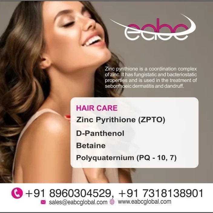 Hair Care Raw Materials Supplier: EABC Global