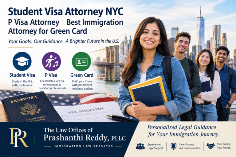 Student Visa Attorney NYC: Understanding Student Visas, P Visas, and Green Card Options